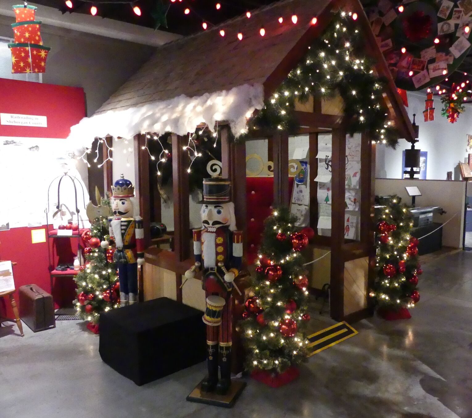 Santa house photo
